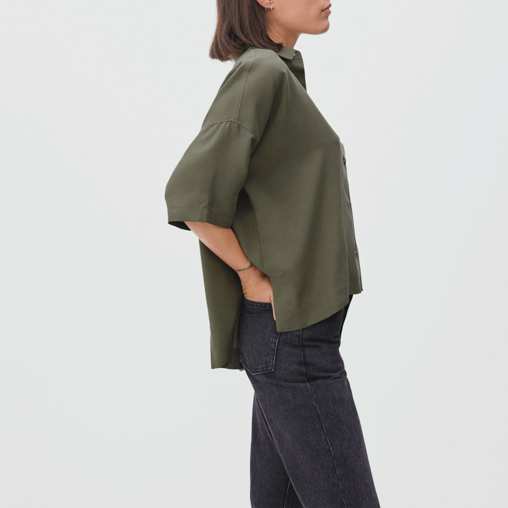 The Drapey Square Shirt | Kalamata - Image 5