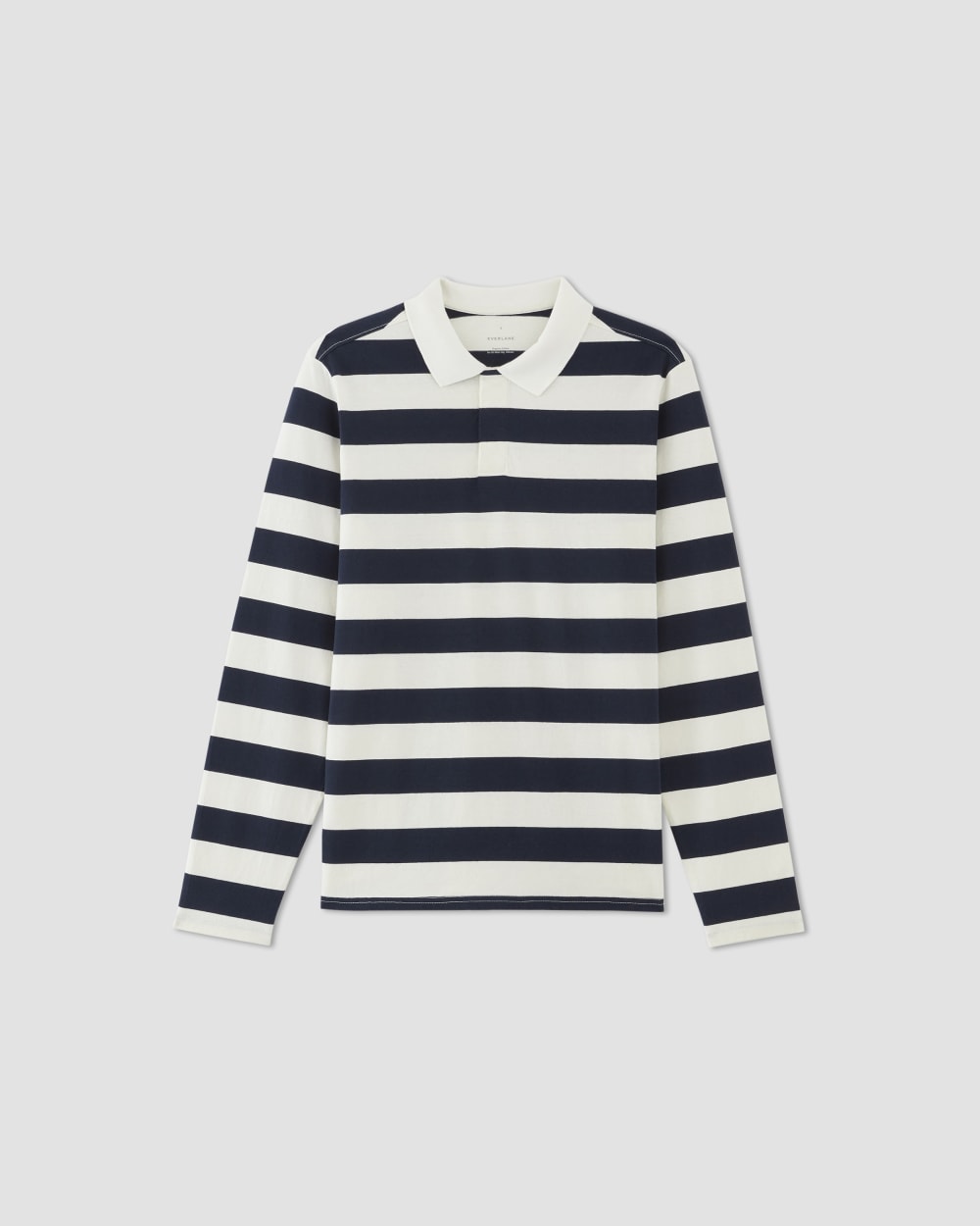 The Premium-Weight Rugby Shirt | Navy / Bone - Image 2