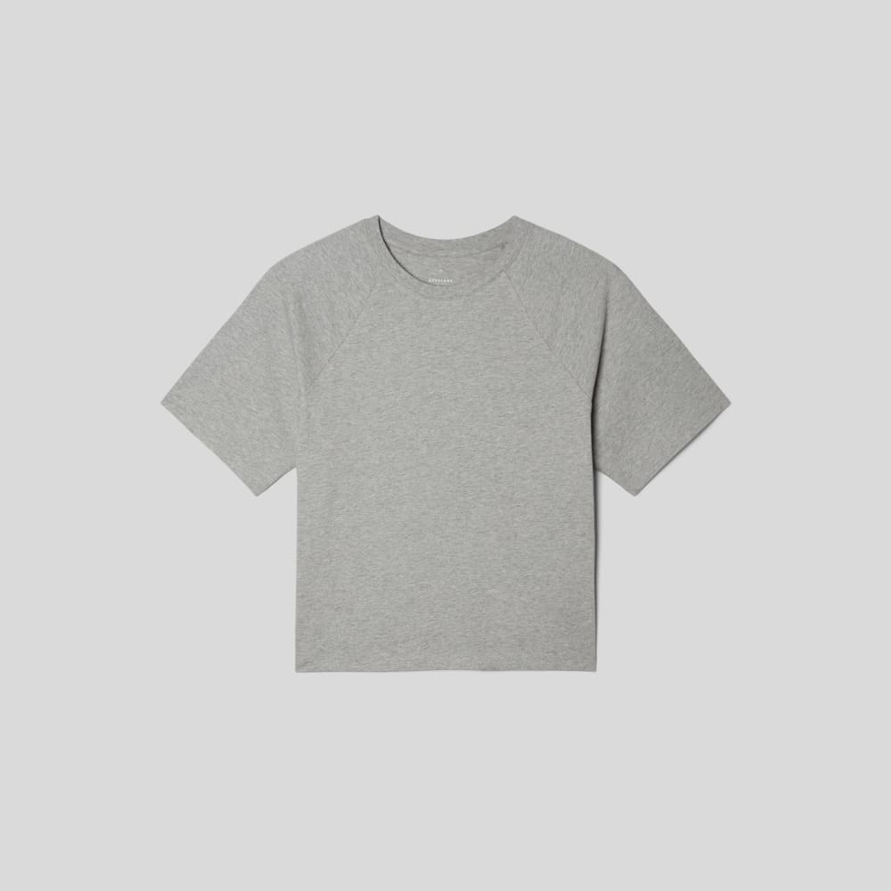 The Organic Cotton Raglan Tee | Heathered Grey - Image 2