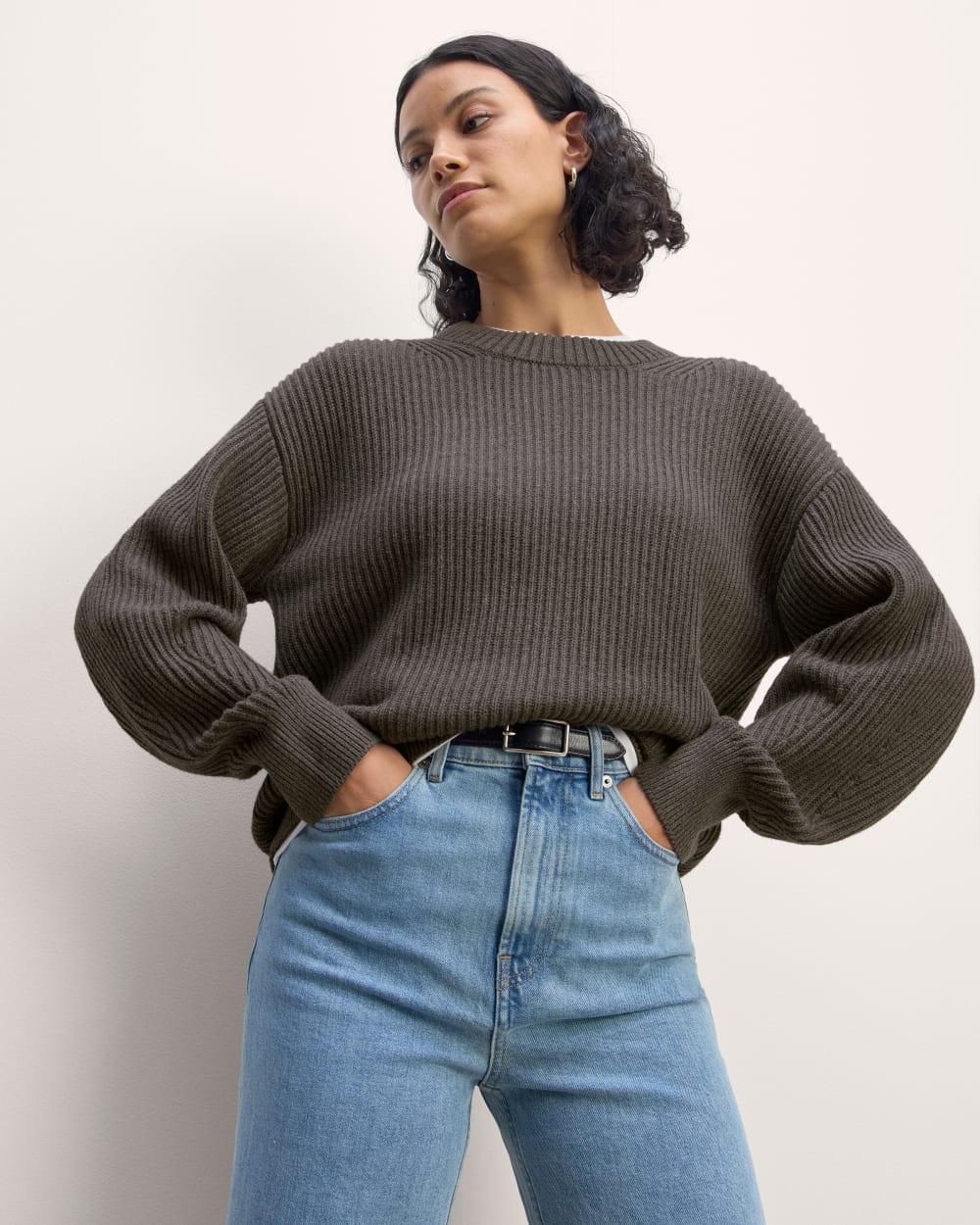 The Cocoon Crew in Everyday Cotton | Heathered Charcoal