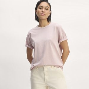 The Boyfriend Tee in Essential Cotton | Dusty Rose