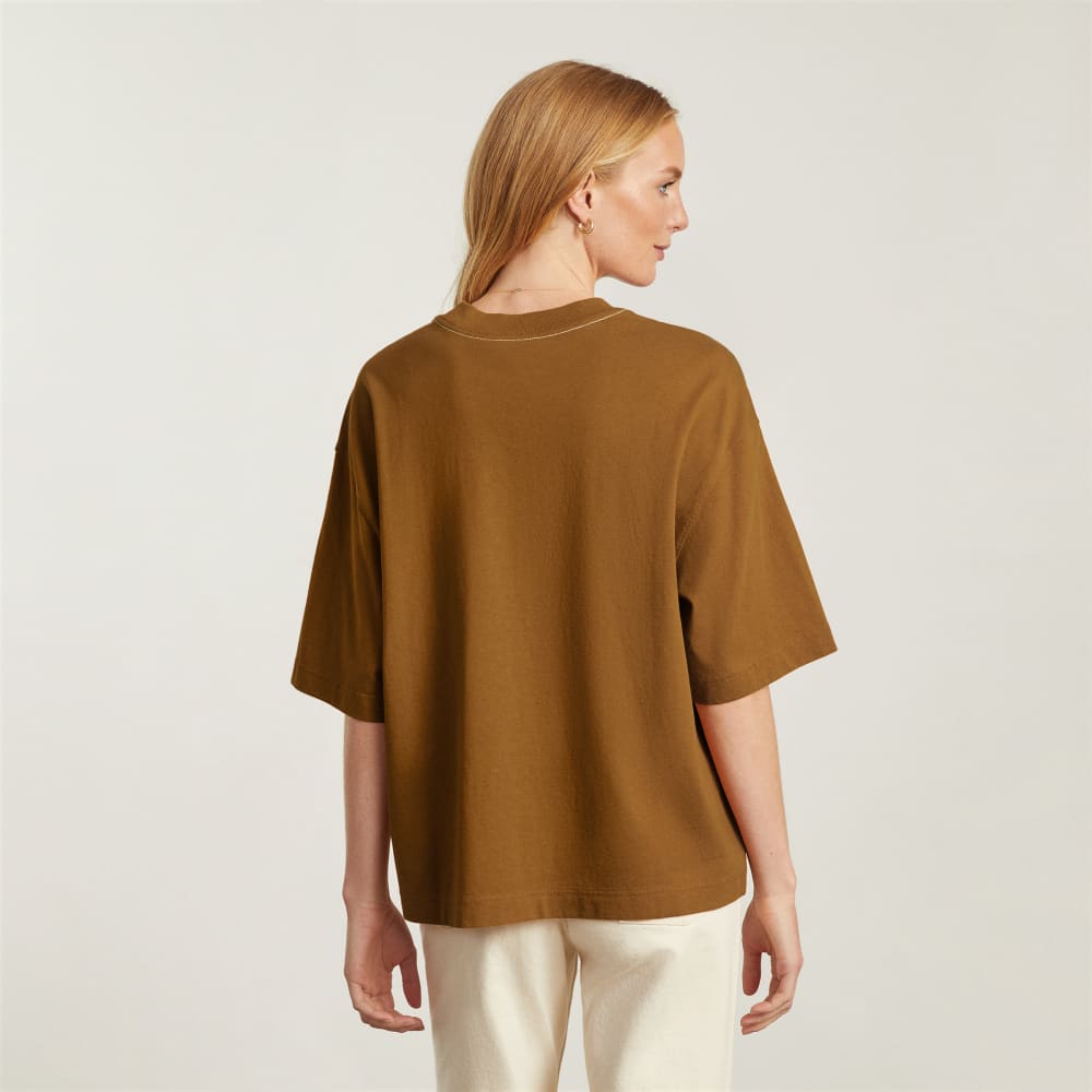 The Premium Weight Relaxed Tee | Tawny Brown - Image 3