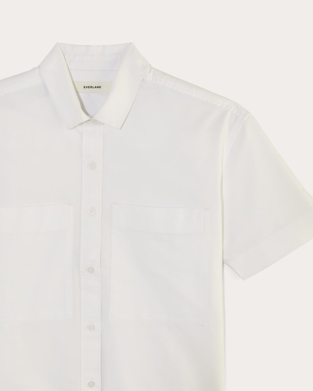 The Short-Sleeve Boxy Oxford | White - Image 6
