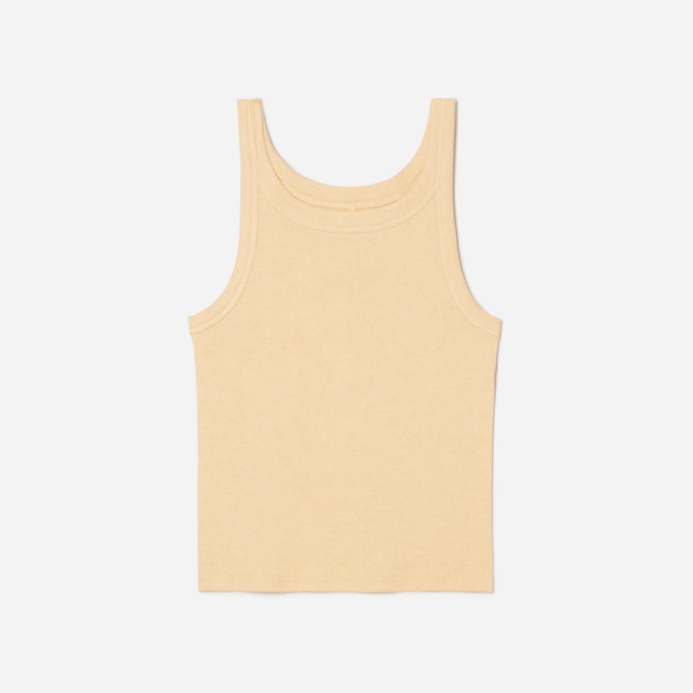 The Pima Micro-Rib Short Tank | Melon