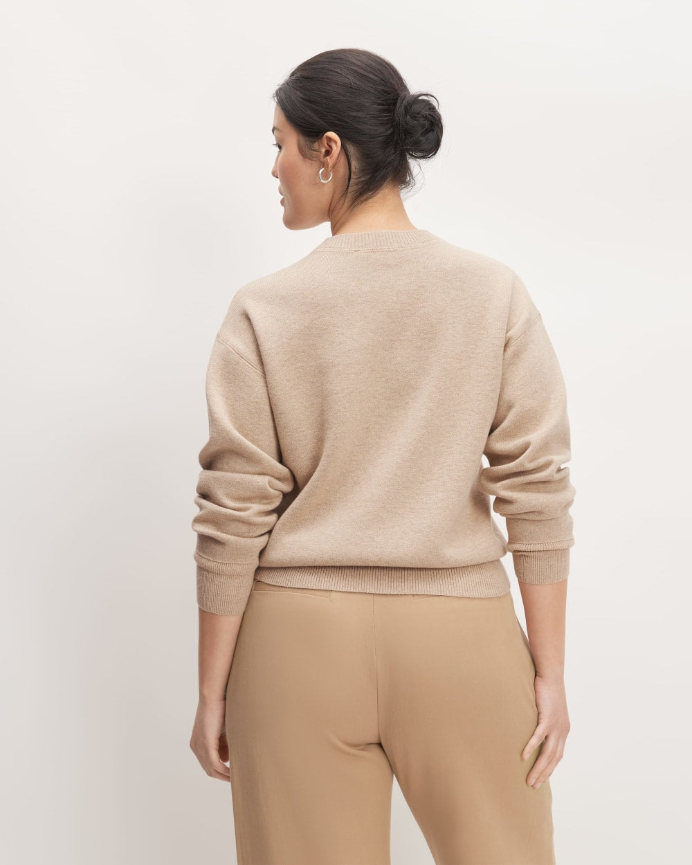 The Cotton-Merino Sweatshirt | Warm Oat Heather - Image 6