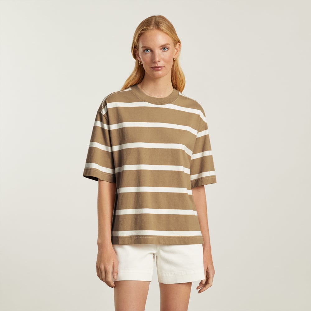 The Premium Weight Relaxed Tee | Iced Coffee / Tan - Image 2