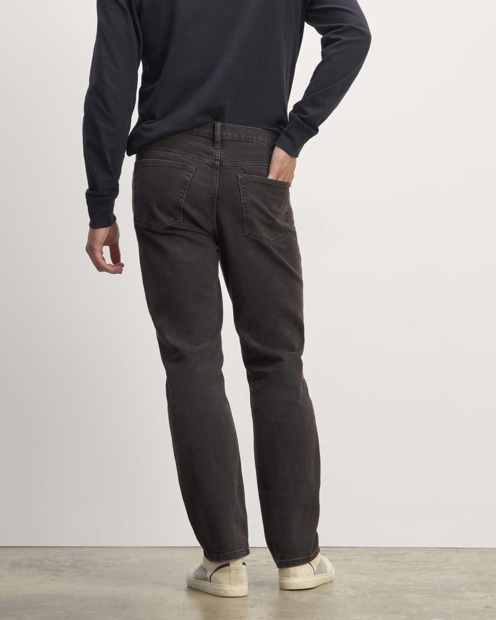 The Organic Cotton Straight-Leg Jean | Washed Black - Image 6