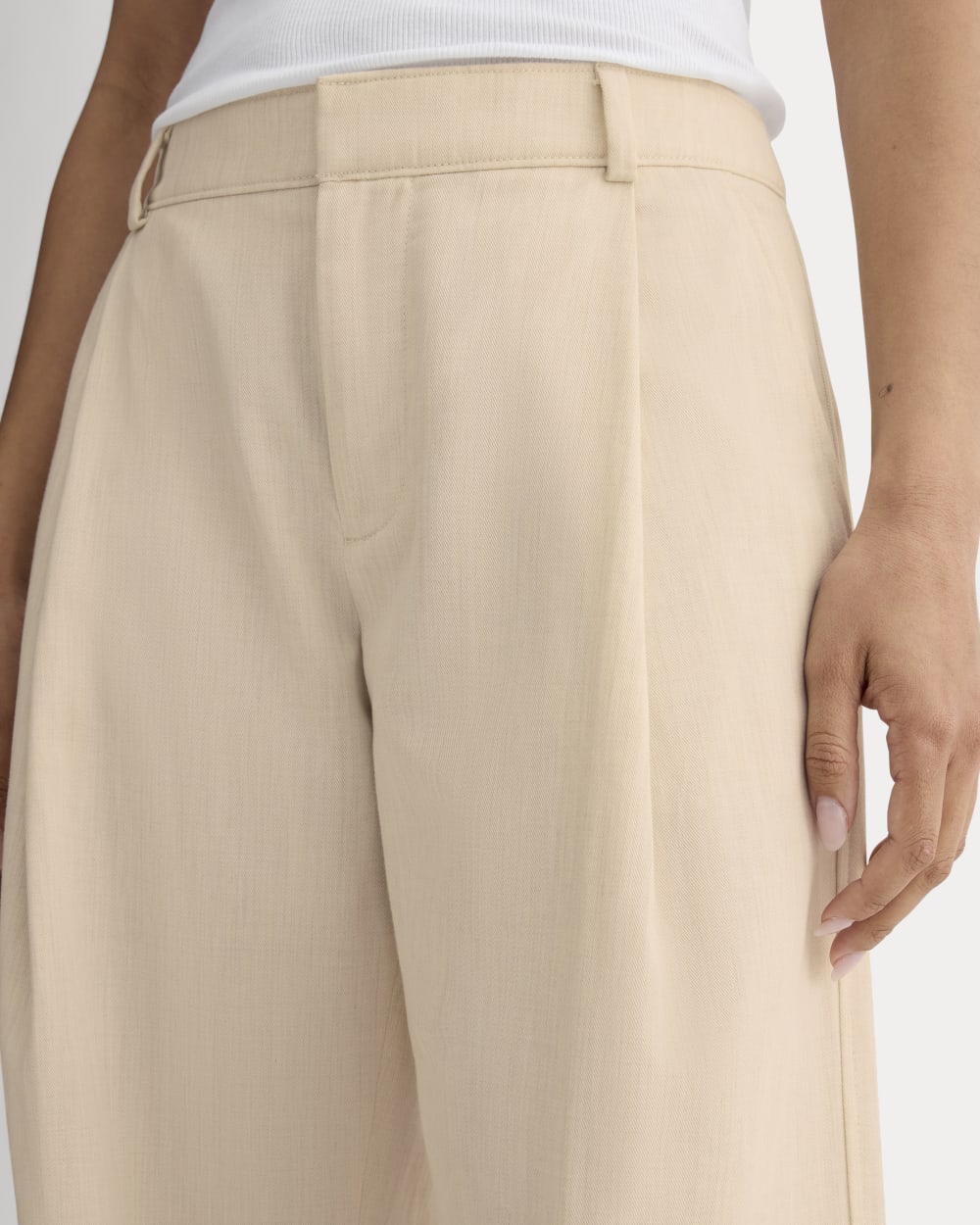 The Low-Rise Chino | Heathered Oat - Image 4