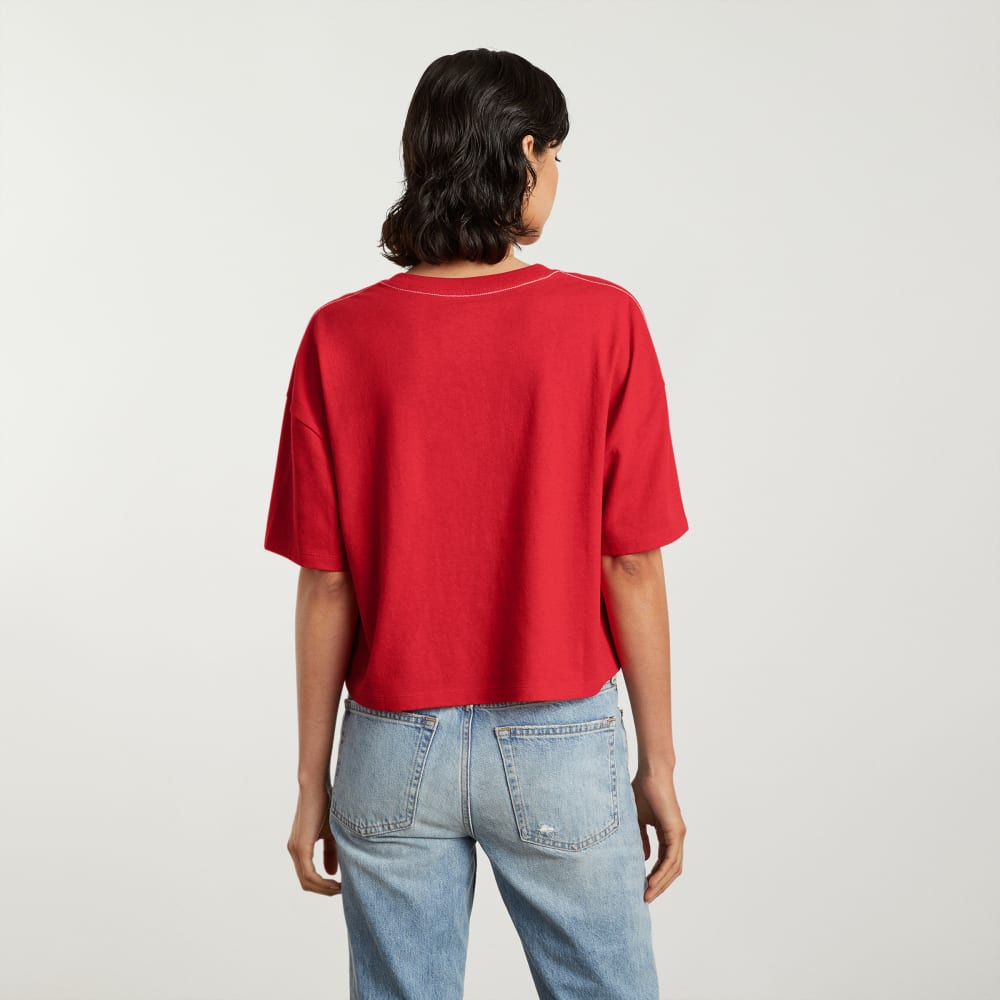 The Vintage Henley Hemp Tee | Goji Berry - Image 5