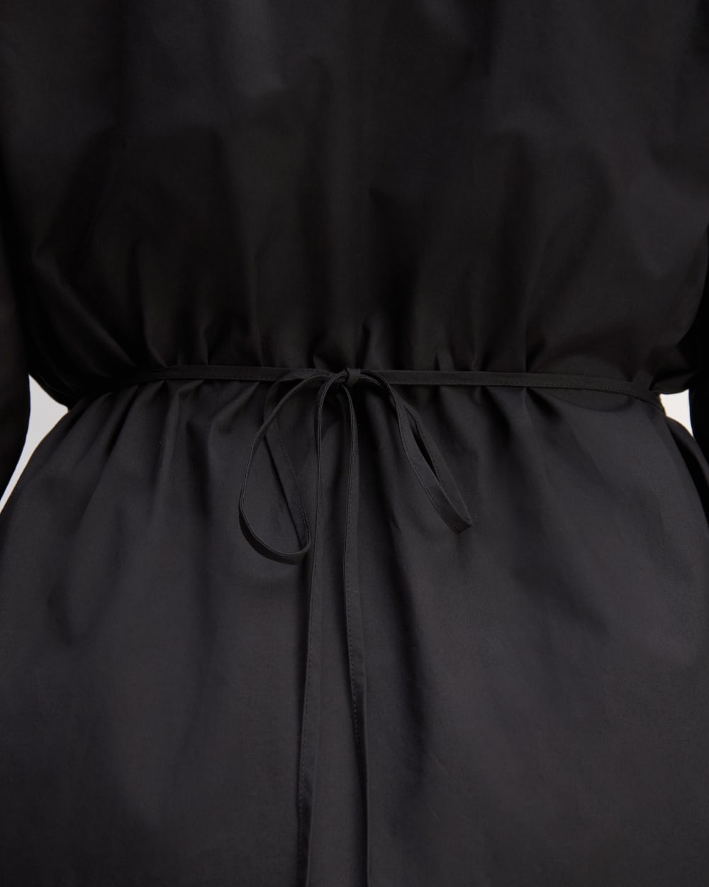 The Supima? Cotton Midi Shirt Dress | Black - Image 5
