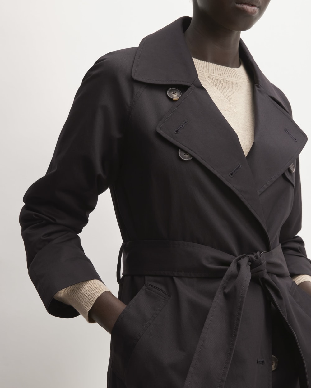 The Trench Coat | Black - Image 4