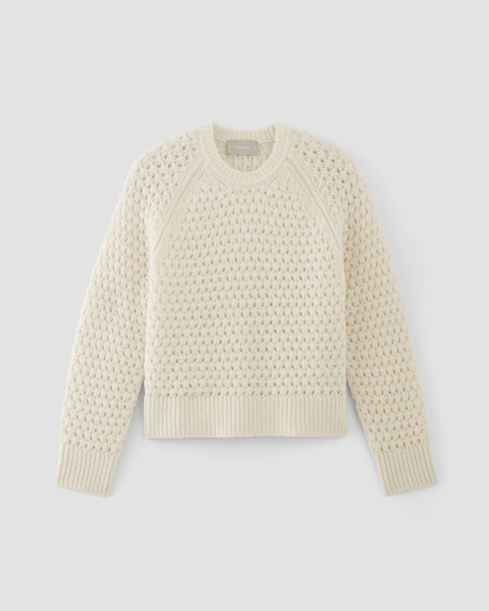 The Cloud Oversized Textured Crew | Bone - Image 2
