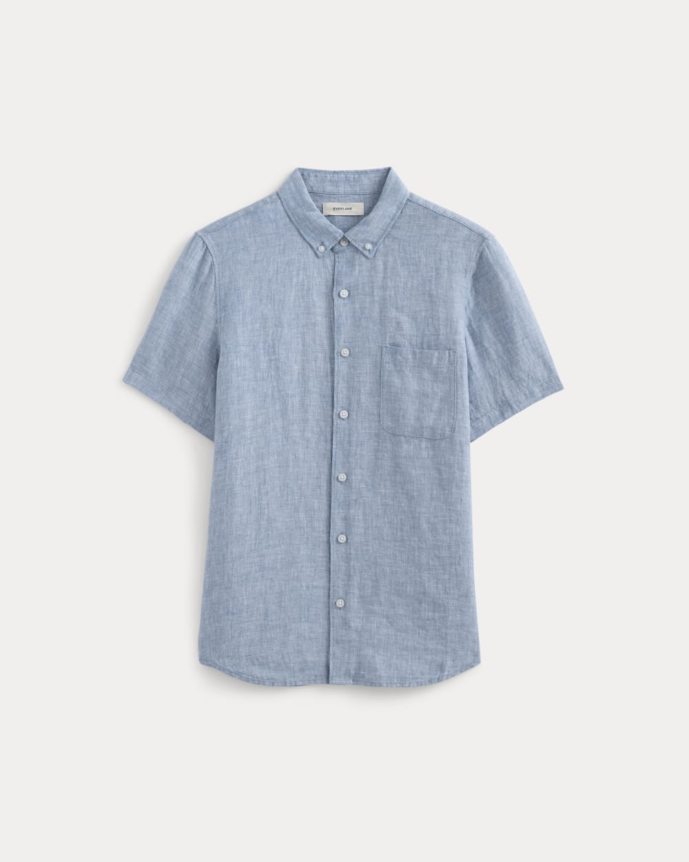 The Classic Short-Sleeve Shirt in Linen | Chambray - Image 2