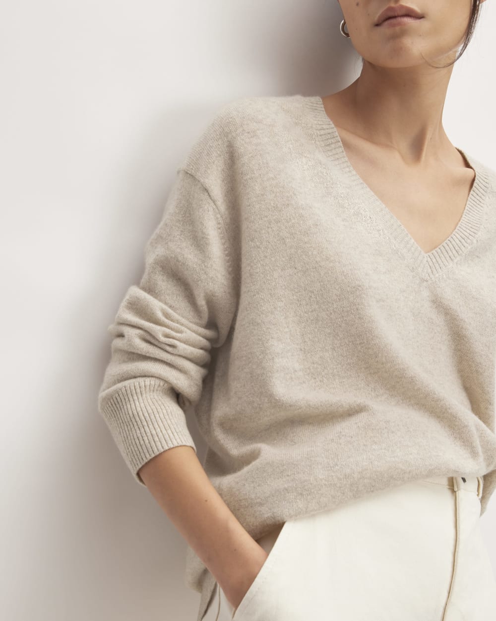 The Classic V in Cashmere | Canvas - Image 4