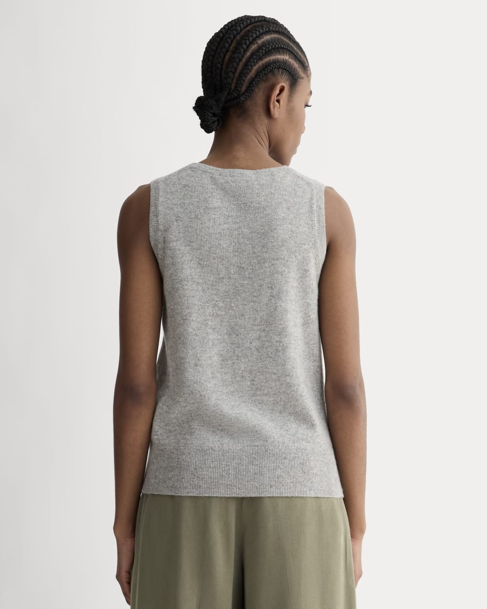 The Classic Tank in Cashmere | Light Heather Grey - Image 5