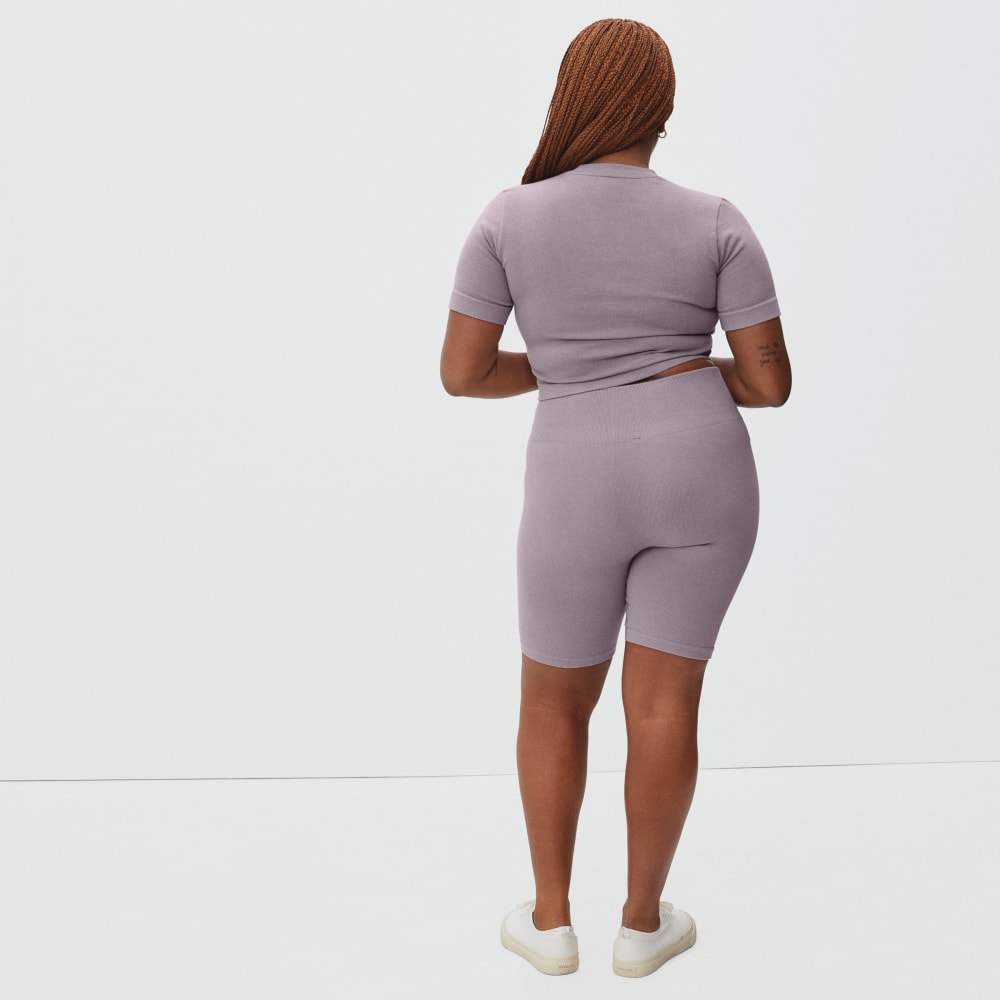 The Seamless Bike Short | Dusty Lavender - Image 3