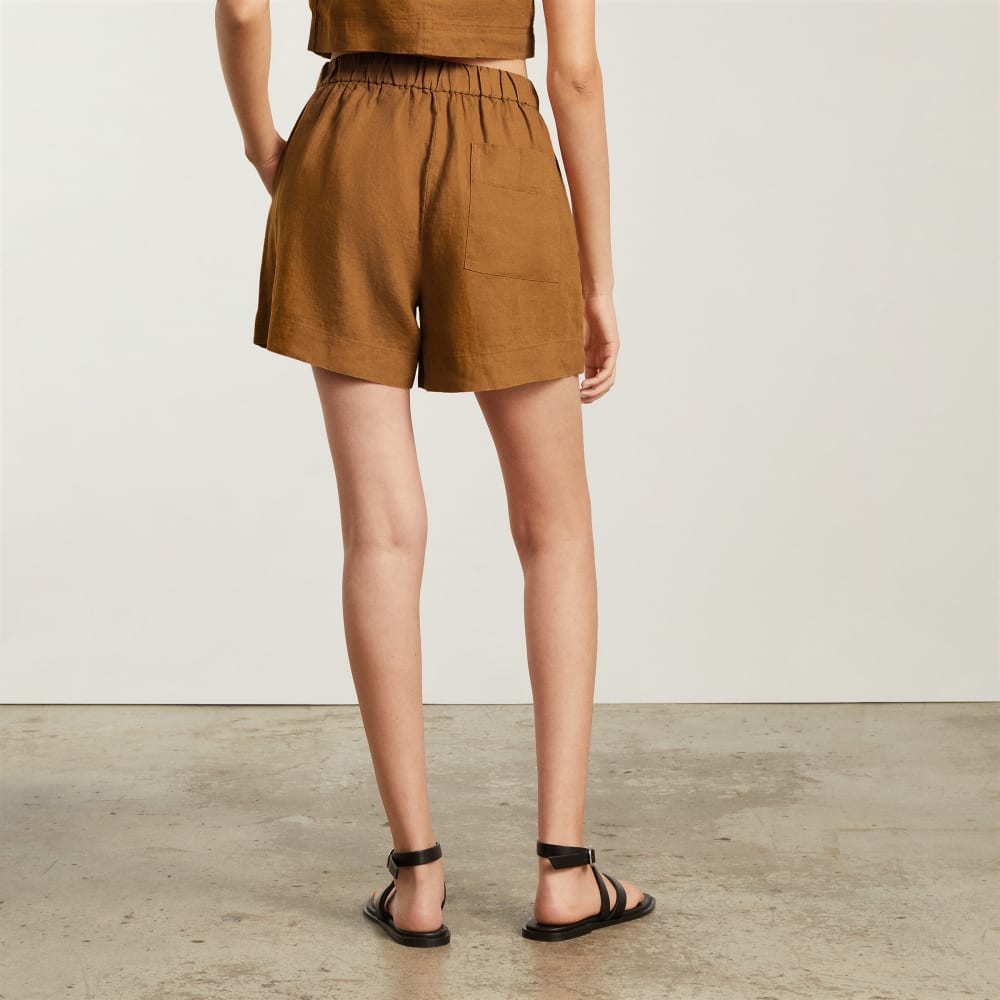 The Linen Boxer Short | Tawny Brown - Image 3
