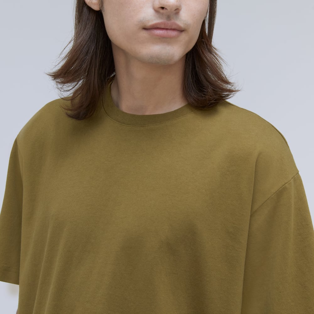 The Premium-Weight Relaxed Crew | Uniform | Olive - Image 3