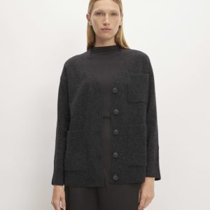 The Cozy-Stretch Relaxed Cardigan | Charcoal