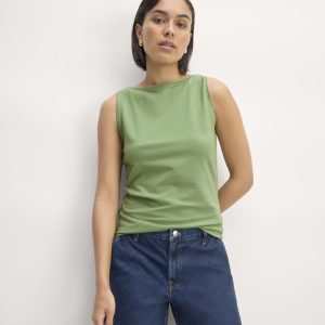The Form Boatneck Tank | Jade Green