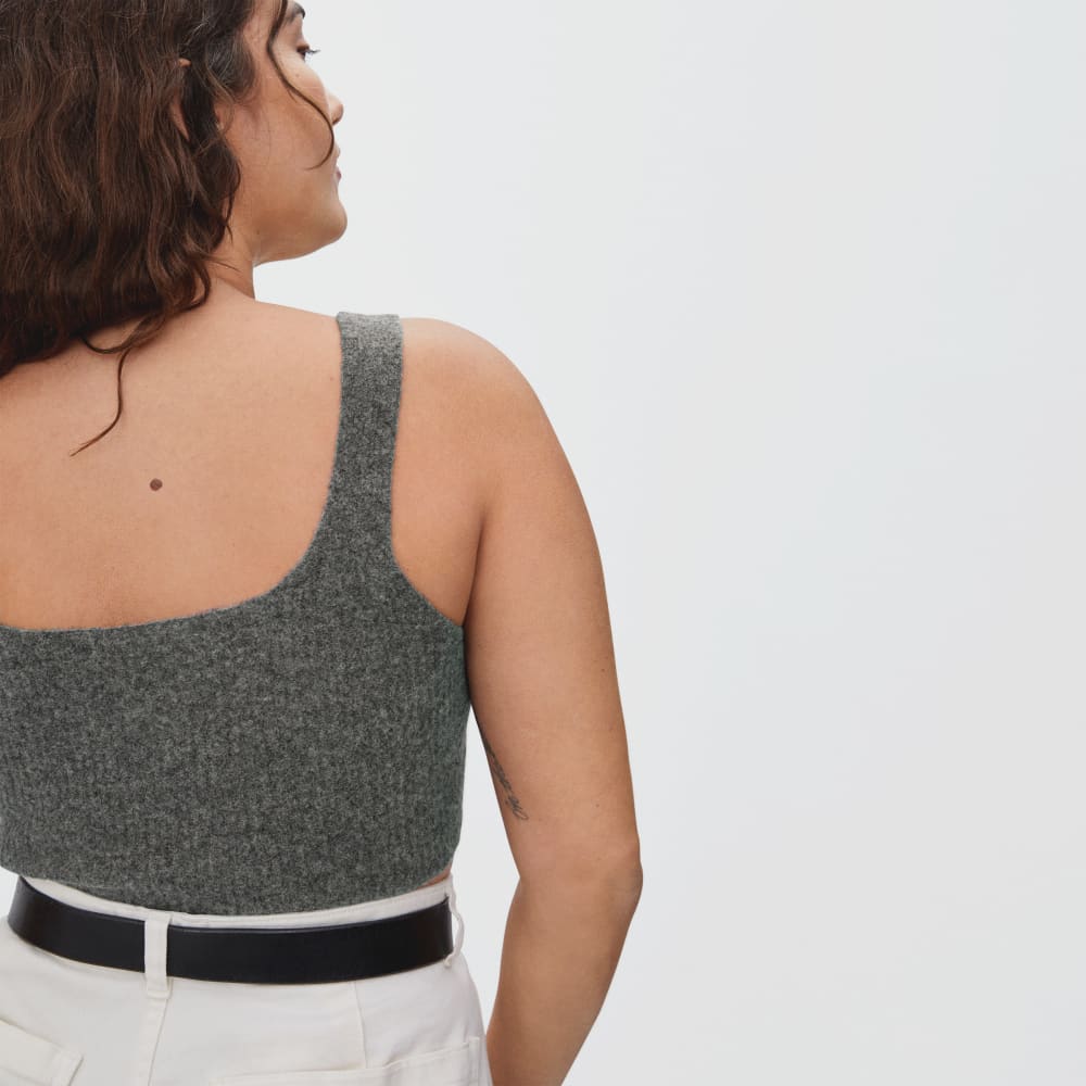 The Cozy-Stretch Tank | Heathered Charcoal - Image 4
