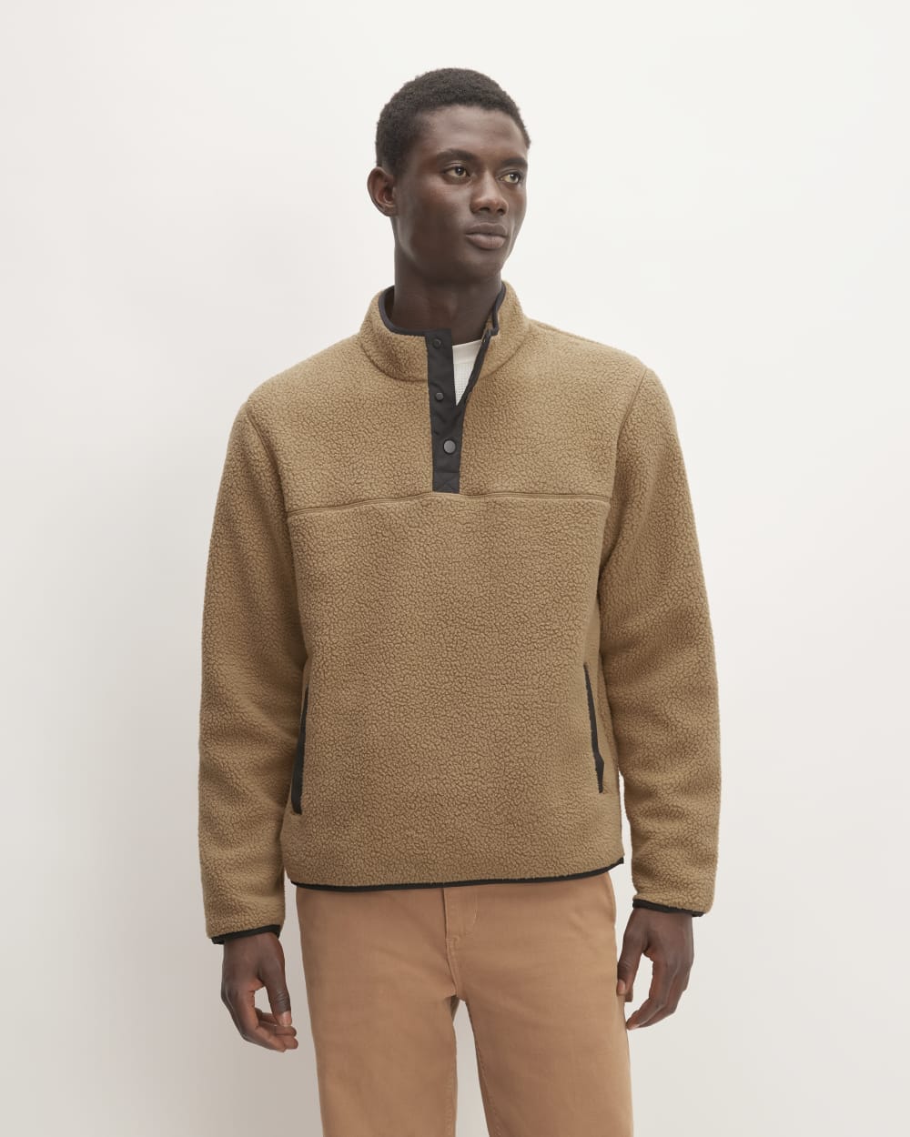 The ReNew Fleece Pullover | Tiger's Eye