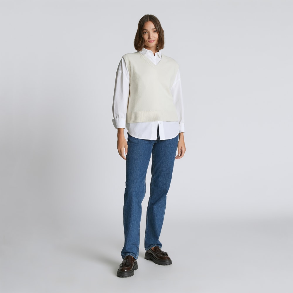 The Cashmere Vest | Bone - Image 6