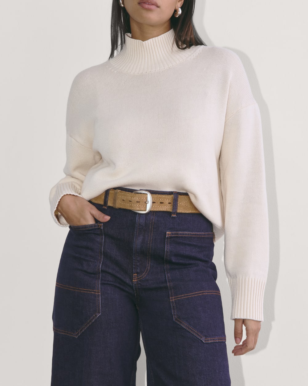 The Way-High® Gardener Cropped Jean | Deep Rinse - Image 5