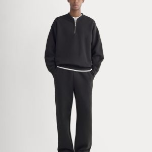 Luxe Fleece Pull-On Sweatpant |  Black
