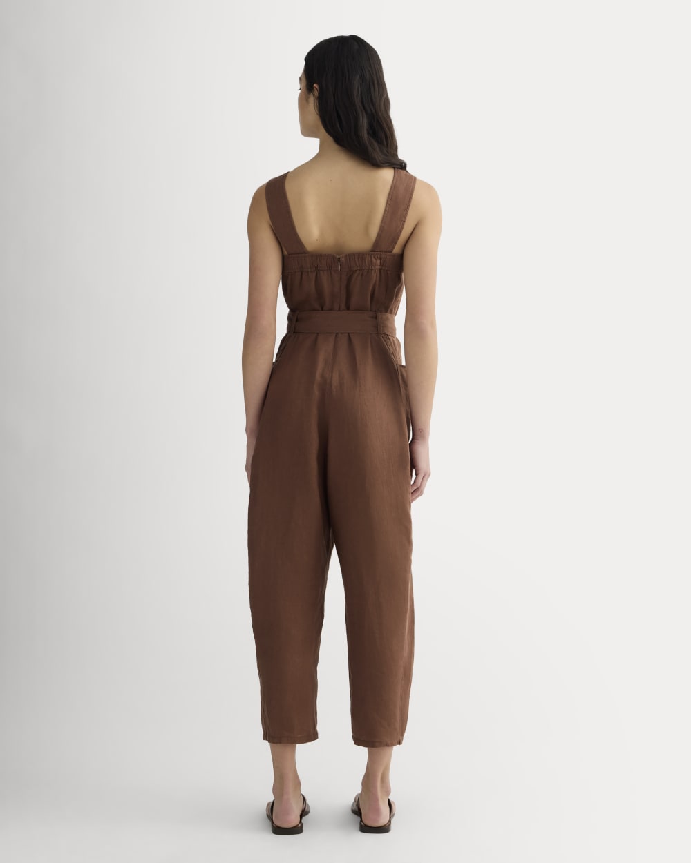 The Utility Coverall in Linen | Cedarwood - Image 4