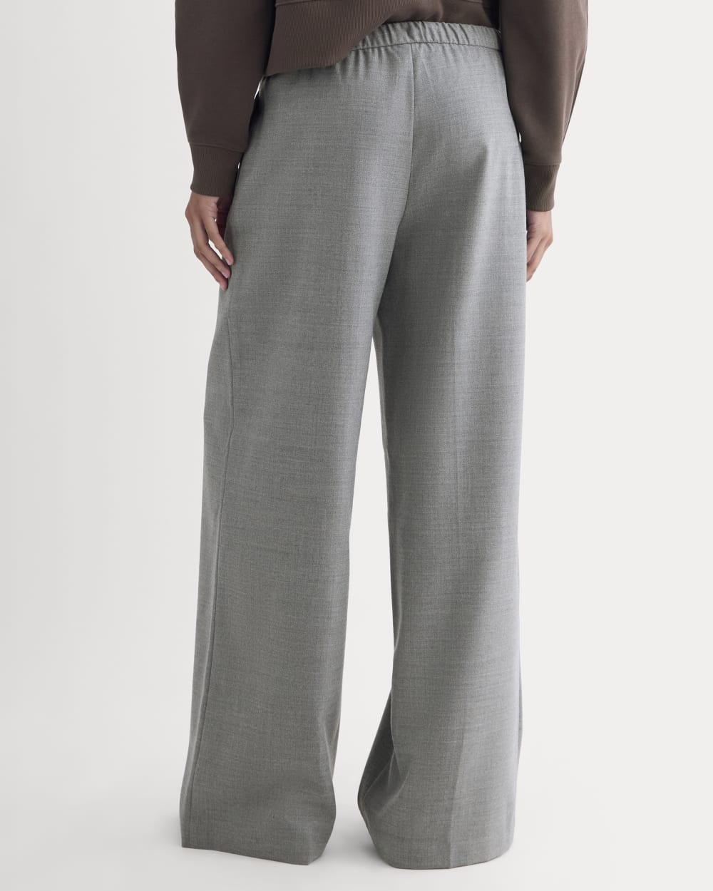 Pull-On Trouser in Tailor Twill | Heather Graphite - Image 5