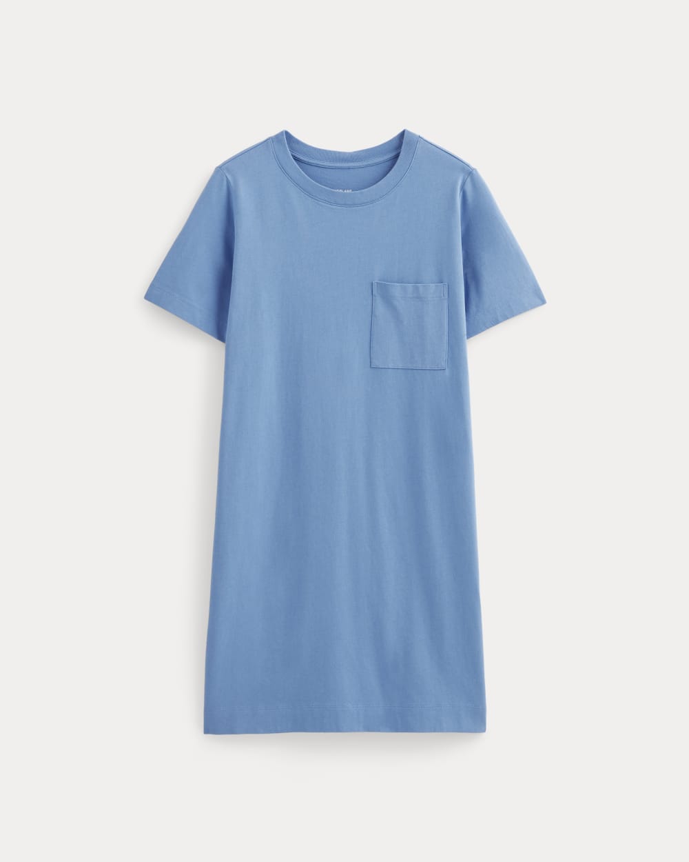 The Organic Cotton Weekend Tee Dress | Blue Opal - Image 2