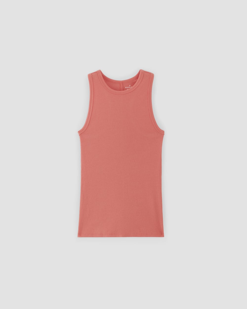 The Luxe Rib Racerback Tank | Coral - Image 2