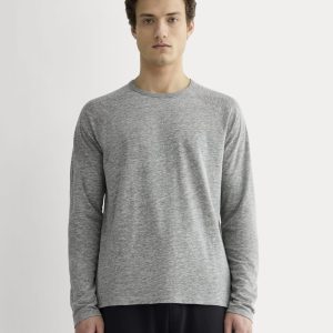 The Rec Long-Sleeve Crew | Heathered Grey