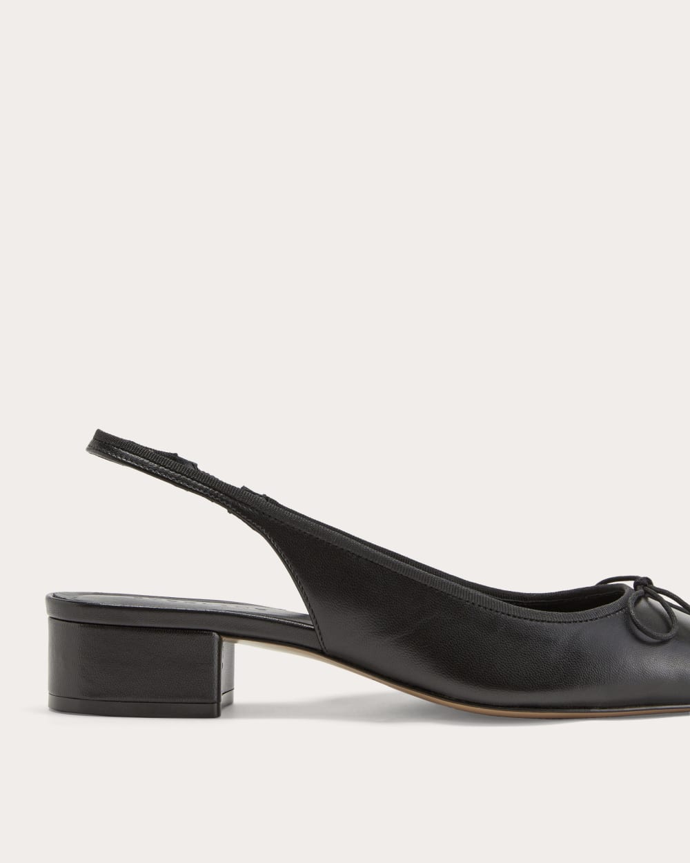 The Ballet Slingback Heel | Black - Image 6