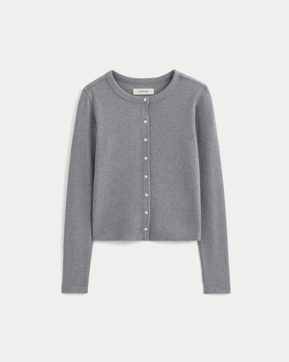 The Selfie Cardigan | Mid Heather Grey - Image 2