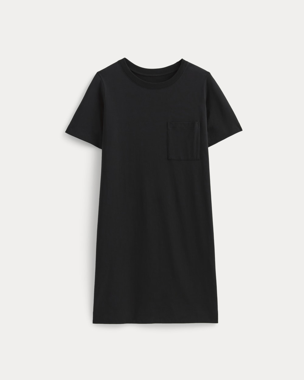 The Organic Cotton Weekend Tee Dress | Black - Image 2