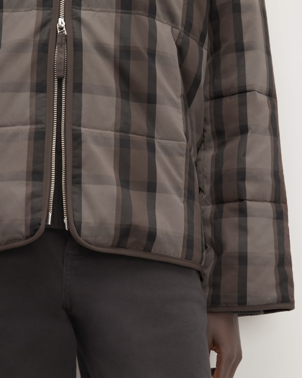 The Quilted Cotton Liner | Abalone / Black / Earth Brown - Image 5