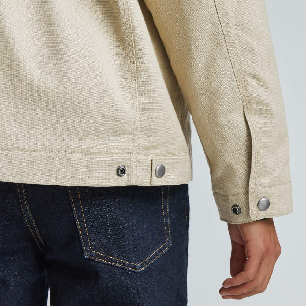 The Filled Canvas Jacket | Trench Coat Khaki - Image 5