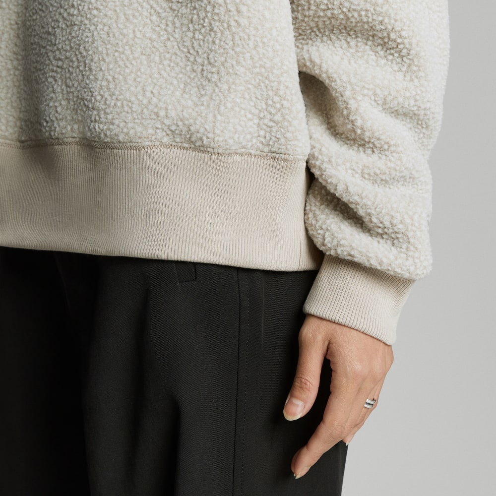 The ReNew Teddy Oversized Crew | Oat - Image 5