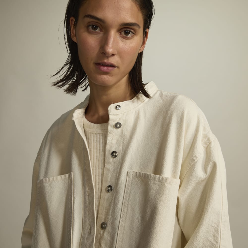 The Canvas Organic Cotton Coverall | Bone - Image 4