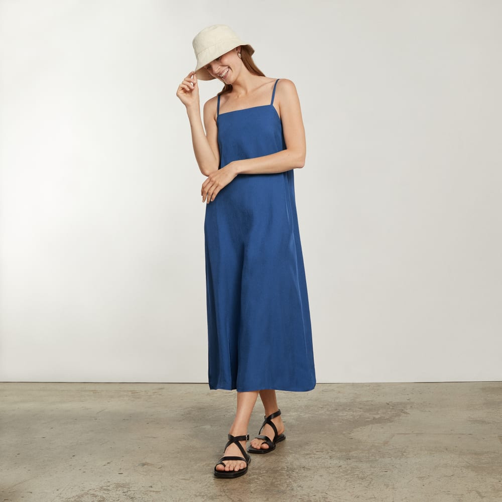 The Japanese GoWeave? Slip Dress | Deep Blue - Image 5