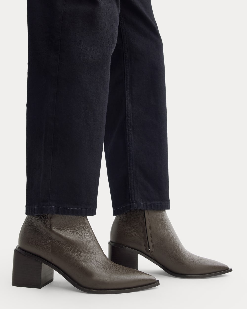 Studio Block Heel Boot | Brown - Image 6