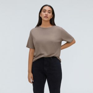 The Air Tee | Taupe Grey