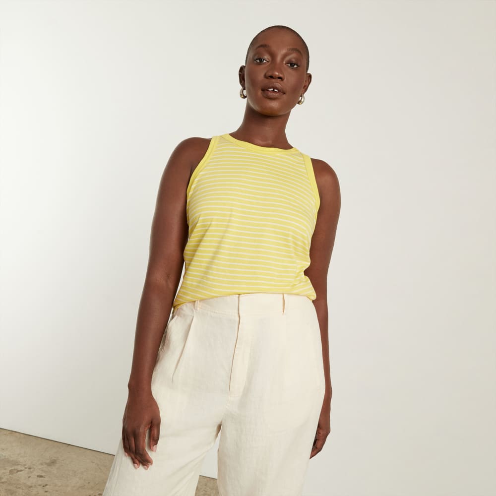 The Tank in Essential Cotton | Acacia / Tan - Image 4