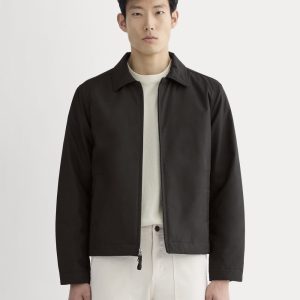 The Filled Harrington Jacket | Black