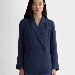 The Drapey Blazer | Navy