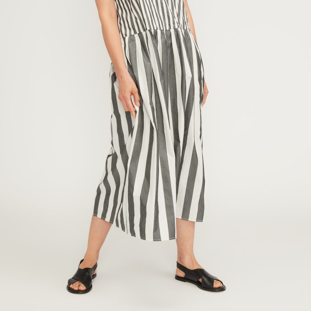 The Poplin Summer Dress | Bone / Black - Image 6