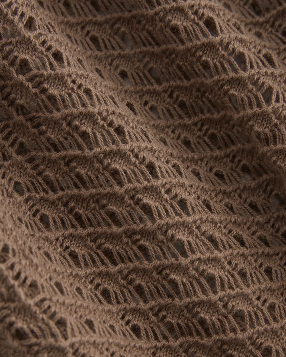 The Lace Knit Cardigan | Mocha - Image 6
