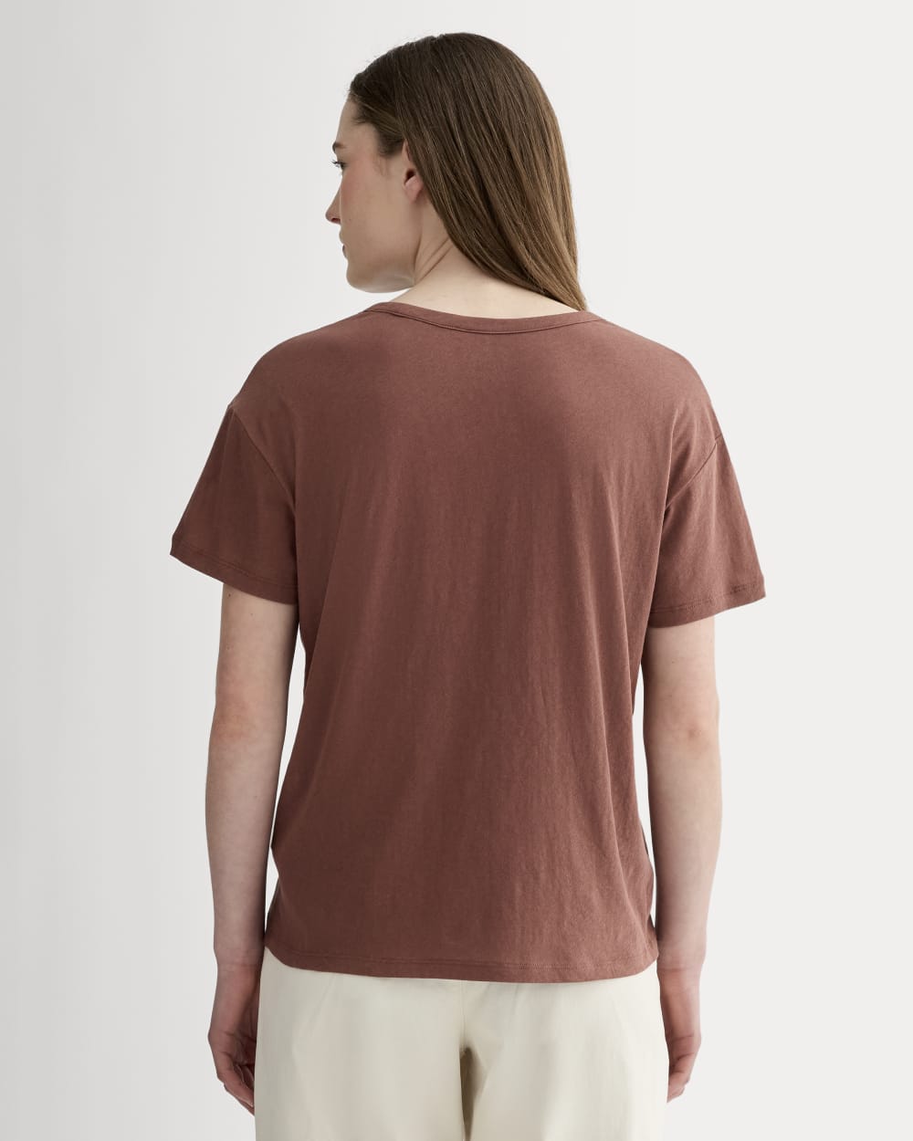 The Air Scoop-Neck Tee | Cedarwood - Image 4